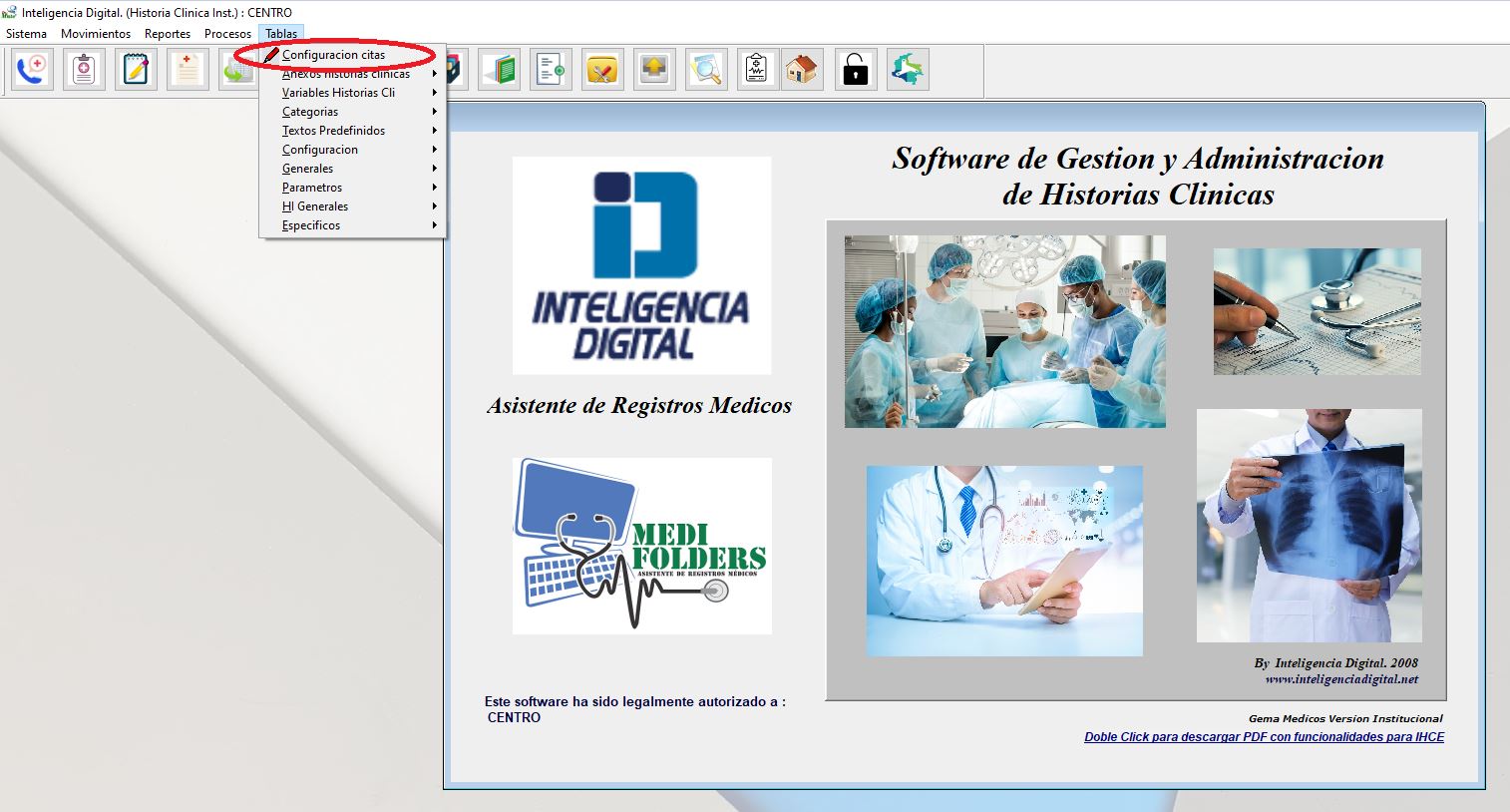 Configuración del Libro de Citas