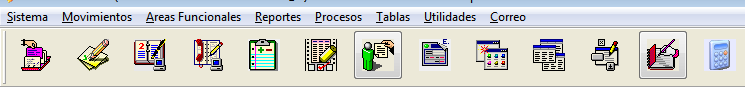 Botonera inferior de acceso rápido